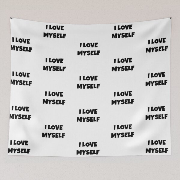 Item preview, I Love Myself So Much , Minimalistic Black Quote designed and sold by Barolina.