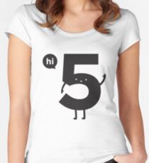 Hi 5 Women's Fitted Scoop T-Shirt