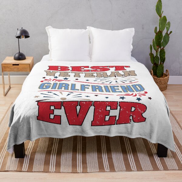 Item preview, Best Veteran Girlfriend Ever - navy army marine quotes designed and sold by DebbisPalette.