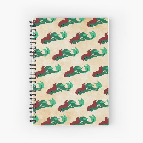 Mermaid Pattern Spiral Notebook