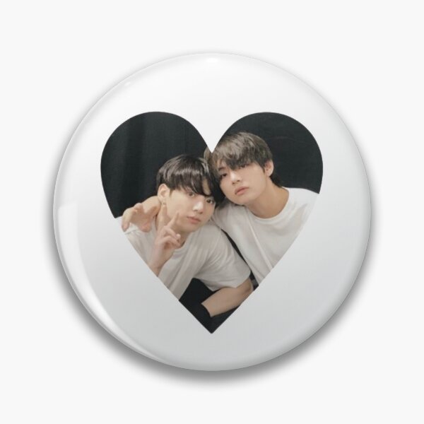 Item preview, bts cute heart taekook taehyung jungkook designed and sold by Purplee7.