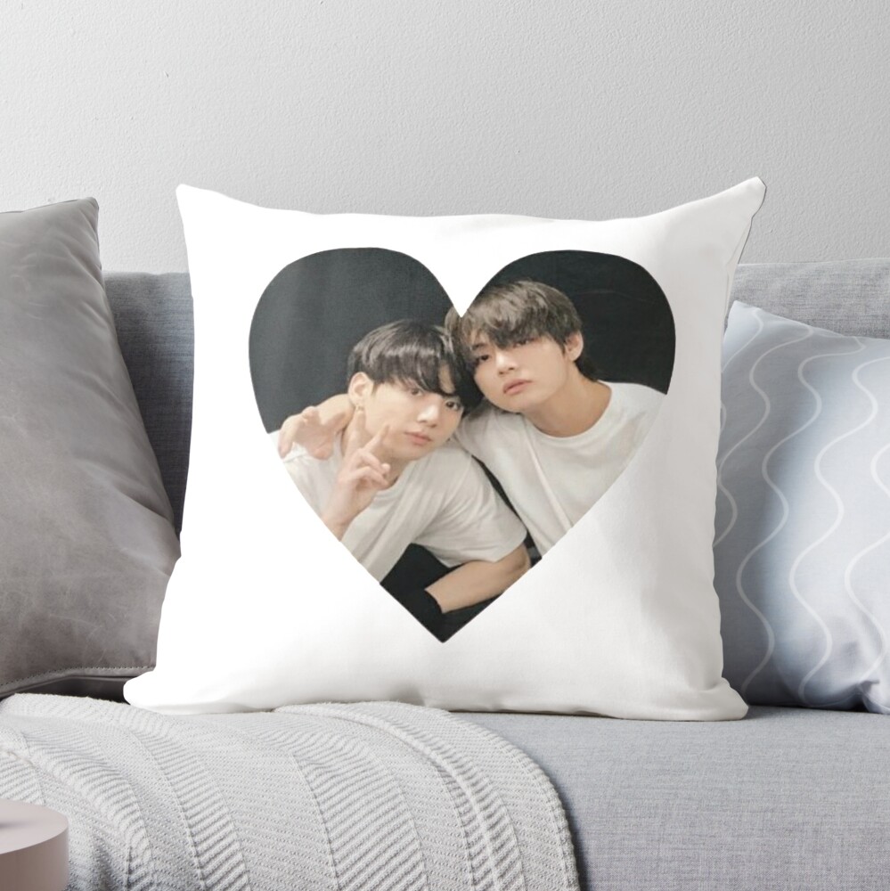 BTS KPOP 0T7 DESIGN Throw Pillow for Sale by Purplee7