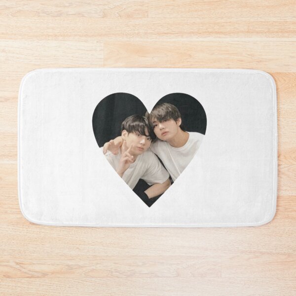 Item preview, bts cute heart taekook taehyung jungkook designed and sold by Purplee7.