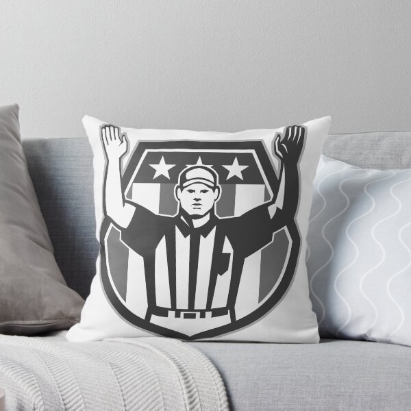 Item preview, American Football Official Referee Grayscale designed and sold by patrimonio.