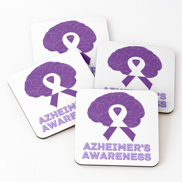 Item preview, Alzheimer's Awareness, Purple Brain Ribbon designed and sold by Dezia.