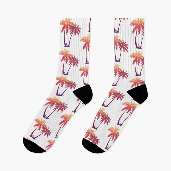 Item preview, Purple Pink Orange Sunset Palm Tree  designed and sold by Dalaura.