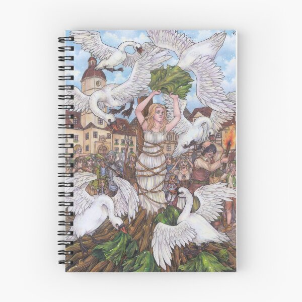 Item preview, The wild swans - fairy tale by Hans Christian Anderson designed and sold by ZadzeneaArt.