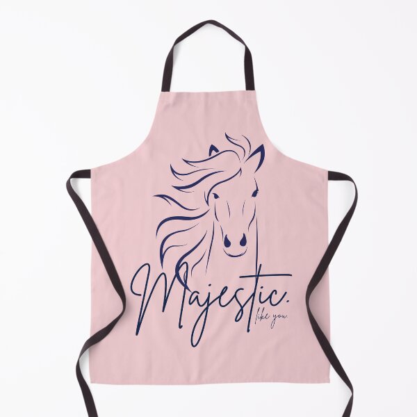 Item preview, Lovely Light Pink & Navy Blue "Majestic ... like you" Horse designed and sold by Dream Big! by E. H..