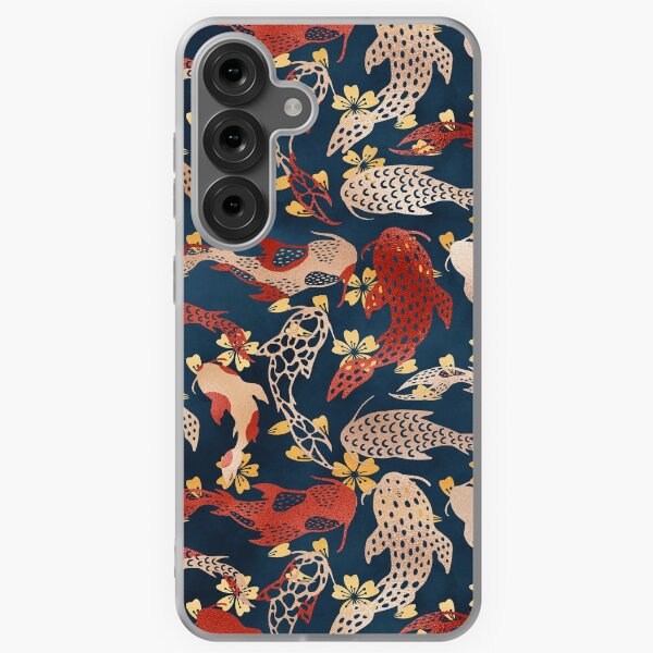 Kyoto koi fish pattern Samsung Galaxy Soft Case