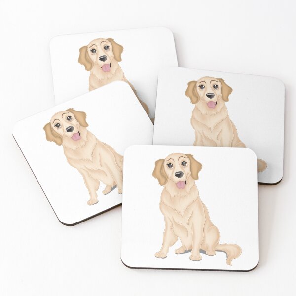 Item preview, Disney Inspired Golden Retriever Cartoon Dog designed and sold by Sydney Parker-Mitchell.
