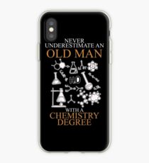 Never Underestimate An Old Man Chemistry iPhone Case