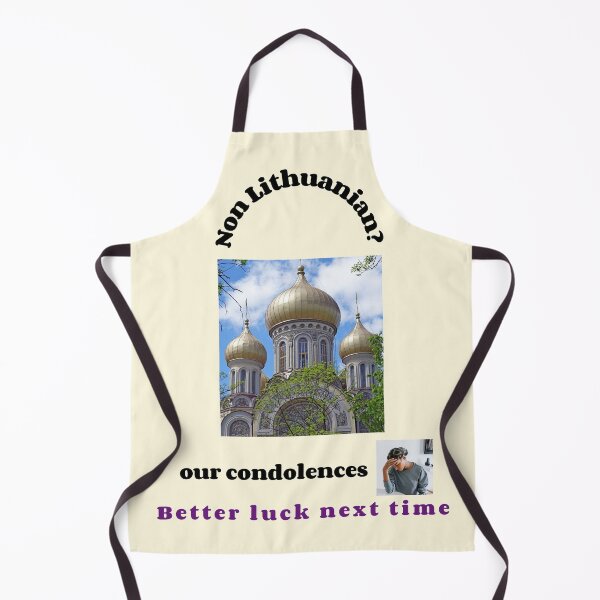 Item preview, "Condolences to non Lithuanians"  (black text) designed and sold by skoumpourdides.