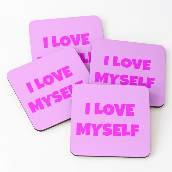 Item preview, I Love Myself So Much , Minimalistic Pink Quote designed and sold by Barolina.