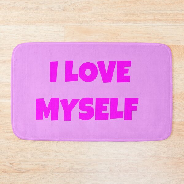 Item preview, I Love Myself So Much , Minimalistic Pink Quote designed and sold by Barolina.
