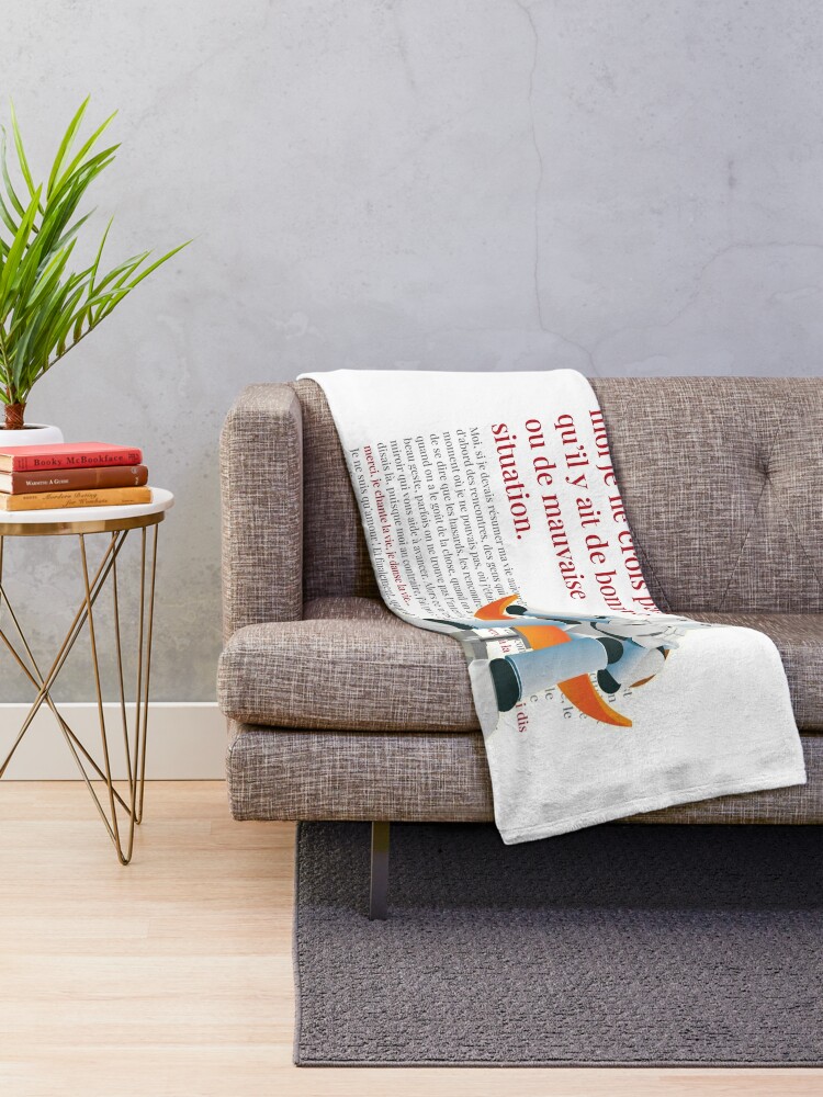 Monologue By Otis Edouard Baer Throw Blanket For Sale By Frangotier Redbubble