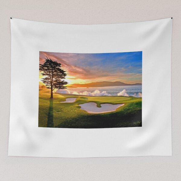 Item preview, 18TH HOLE AT PEBBLE BEACH designed and sold by Terry Huey.