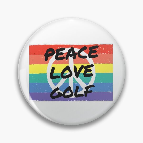 Item preview, Peace. Love. Golf  designed and sold by TheGreenGoat.