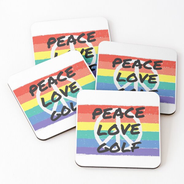 Item preview, Peace. Love. Golf  designed and sold by TheGreenGoat.