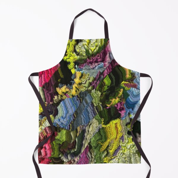 Item preview, Abstract Floral Digital Painting-"Petrol"- 3D relief/ Design by The Raumier designed and sold by N-W-T-S-I-O.
