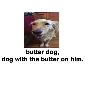Butter Dog Sticker for Sale by 4n77