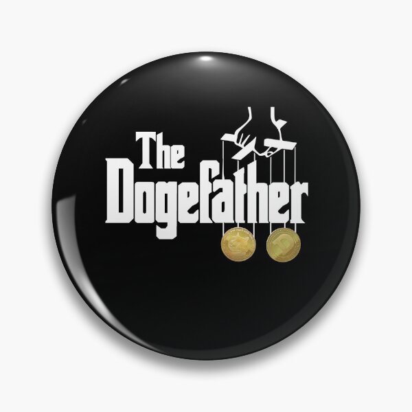 Item preview, The Dogefather Funny Pun Cryptocurrency Dogecoin Meme designed and sold by Dressed For  Duty.