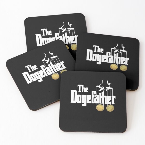 Item preview, The Dogefather Funny Pun Cryptocurrency Dogecoin Meme designed and sold by Dressed For  Duty.