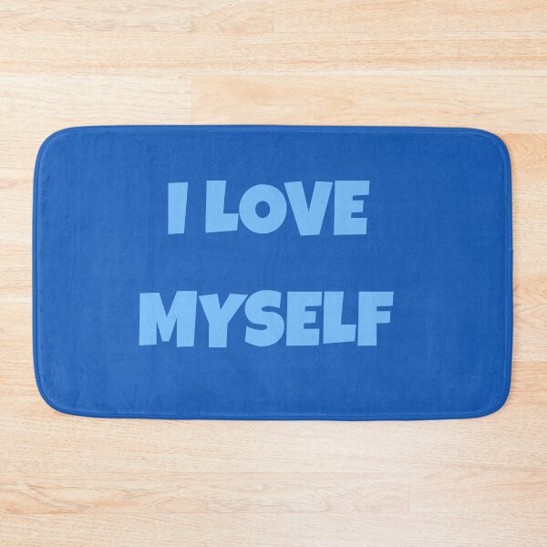 Item preview, Love Myself So Much , Minimalistic Blue Quote designed and sold by Barolina.