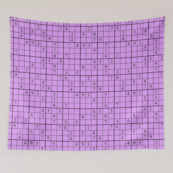 Item preview, Sudoku (purple) designed and sold by Samboid.