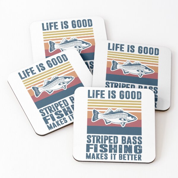 Item preview, Striped Bass Fishing Gifts Saltwater Fish designed and sold by merch8002.