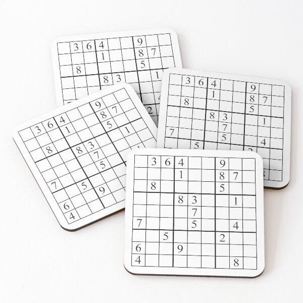 Item preview, Sudoku (white) designed and sold by Samboid.