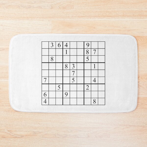 Item preview, Sudoku (white) designed and sold by Samboid.