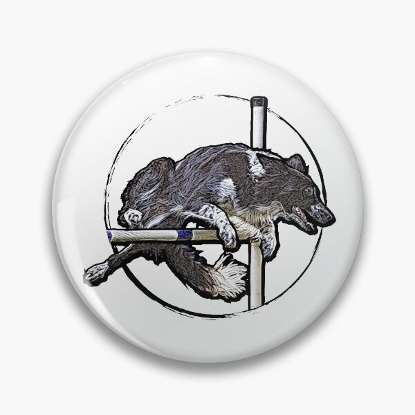 Item preview, Active Border Collie Dog jumping designed and sold by ranker666.