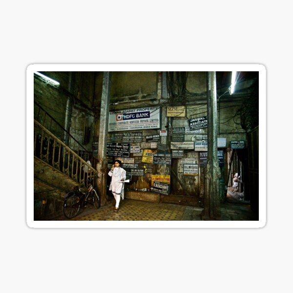 A Lobby in Mumbai Sticker