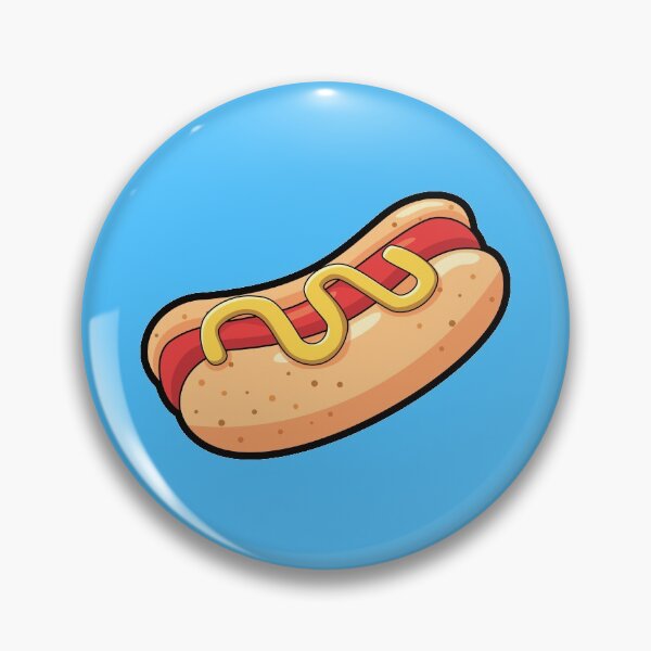 Item preview, Hotdog Blue Pattern designed and sold by keeleypost.