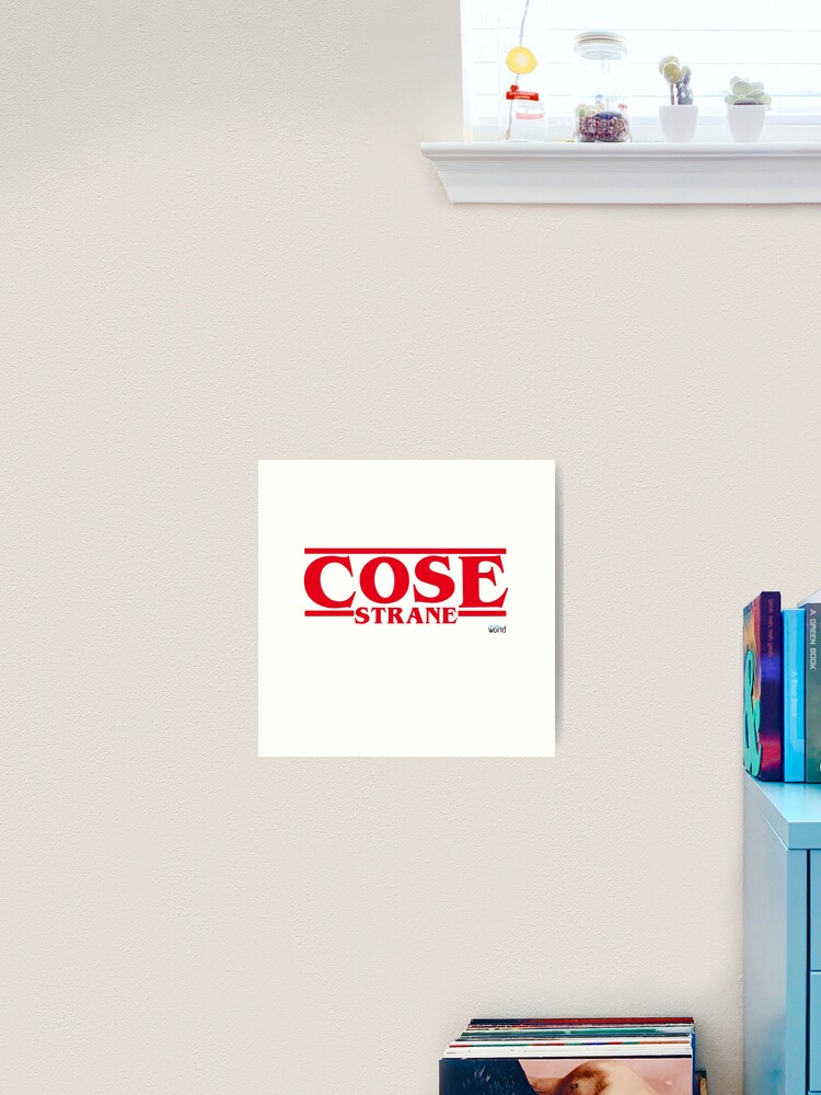 Cose strane Poster for Sale by Wariowar