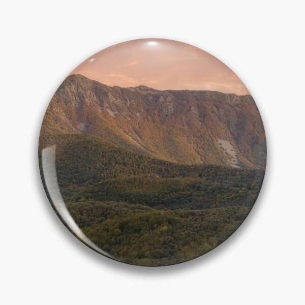 Item preview, Colorful sunset light in a Spanish Montseny Mountain in autumn time designed and sold by digoarpi.