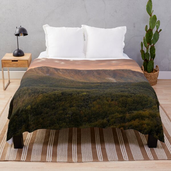 Item preview, Colorful sunset light in a Spanish Montseny Mountain in autumn time designed and sold by digoarpi.