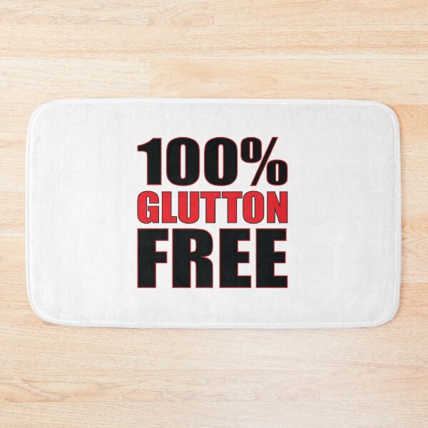 Item preview, Funny Diet Slogan - 100% Glutton Free designed and sold by SpoofTShirts.