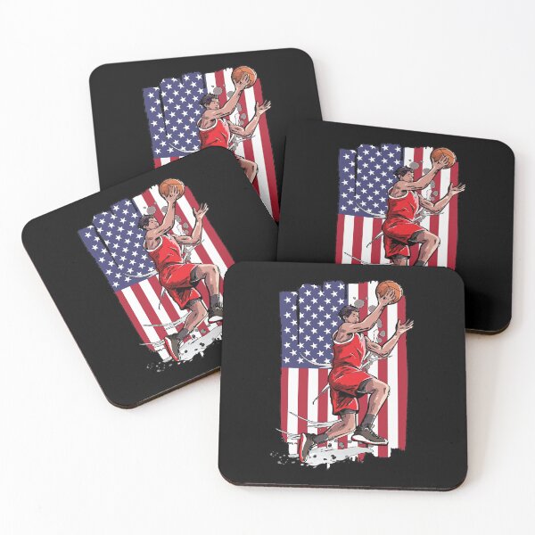 Artikelvorschau, Basketballspieler American Flag Layup entworfen und verkauft von FalkDania.