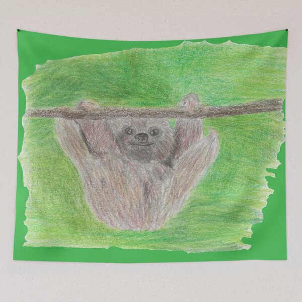 Item preview, Funny sloth designed and sold by EleonorArte.