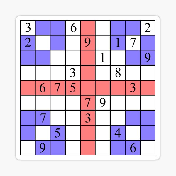 Item preview, Sudoku (UK) designed and sold by Samboid.