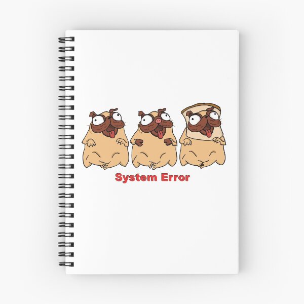 Item preview, Dog? Pig? Loaf of bread? System error designed and sold by Magic Word Art.