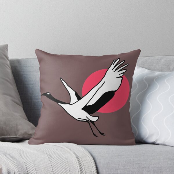 Item preview, Japanese stork design on the background of dawn designed and sold by VADIMproducts.