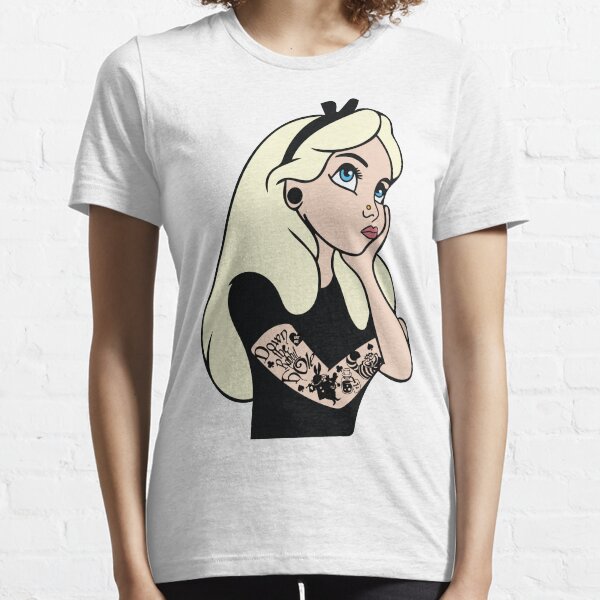 punk alice in wonderland t shirt