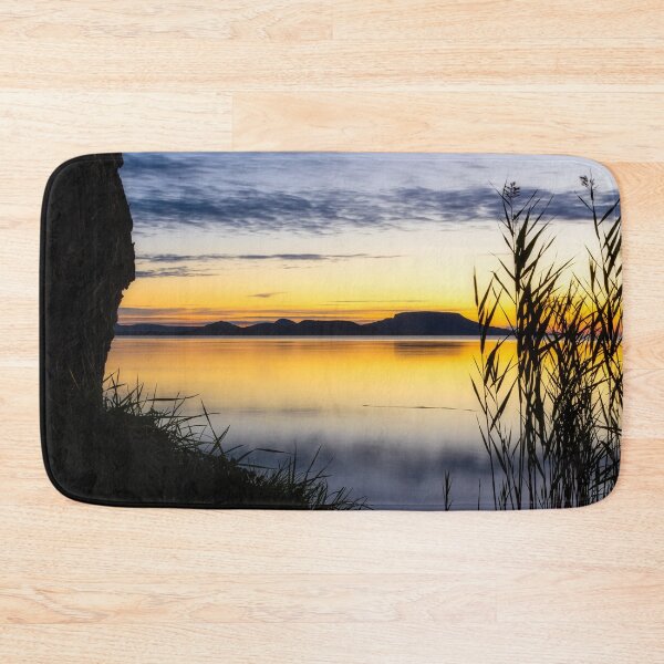 Item preview, Colorful sunrise clouds over the Lake Balaton of Hungary. designed and sold by digoarpi.