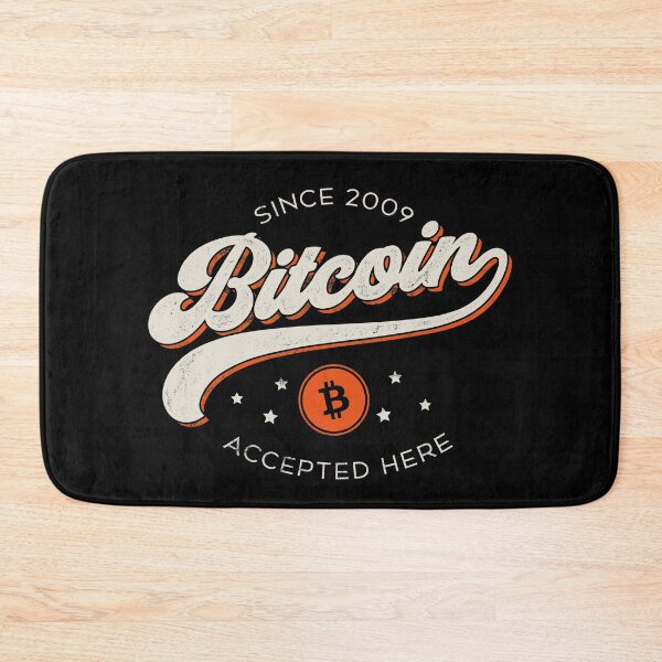 Item preview, Retro Bitcoin Accepted Here, Cool Crypto Design designed and sold by gorillamerch.