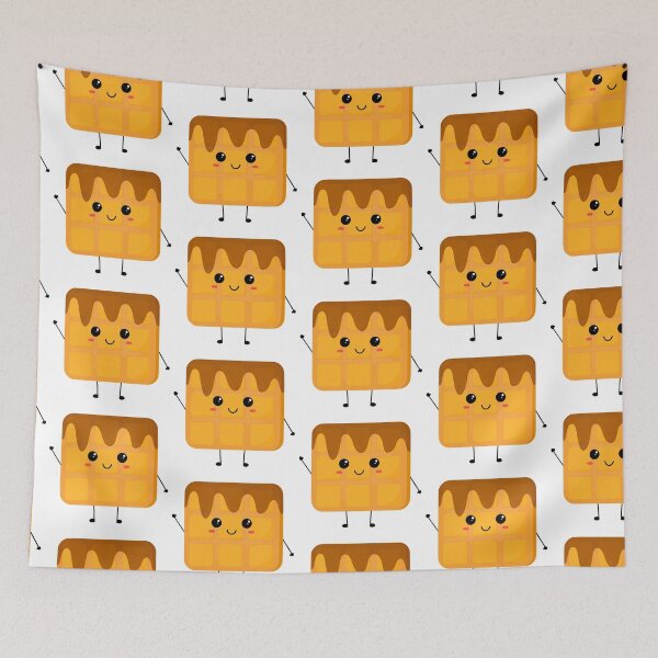 Item preview, Cute chocolate waffle sticker designed and sold by LucyWDesign123.