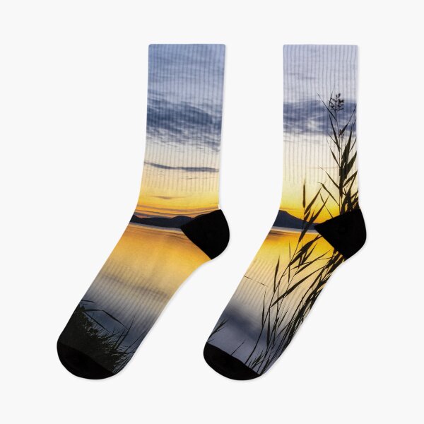 Item preview, Colorful sunrise clouds over the Lake Balaton of Hungary. designed and sold by digoarpi.