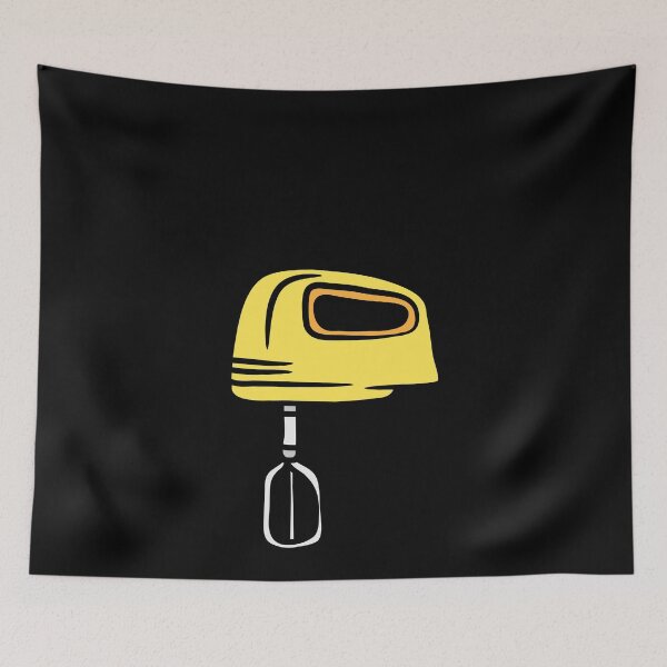 Item preview, Yellow Hand Mixer Sticker designed and sold by Johan Liebert.