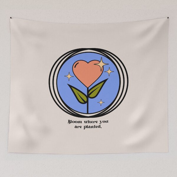Item preview, bloom where you are planted designed and sold by Julia Santos.
